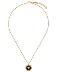 Versace - Medusa Enamel Necklace - Lyst