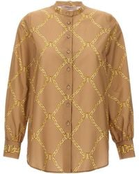 Twinset - Camicia Da Stampa A Doppio Set - Lyst