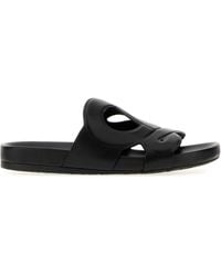 Loewe - Leather Paula S Ibiza Ease Monogram Slippers - Lyst