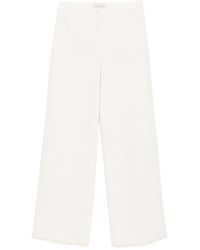 Via Masini 80 - Katoenen Breedbeen Broek - Lyst