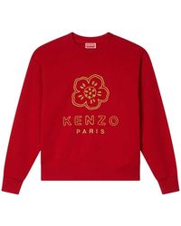 KENZO - Sudadera De Algodón Bordada "Boke Flower" - Lyst