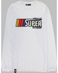 Vision Of Super - T Shirt A Manica Lunga Con Stampa Logo - Lyst