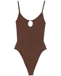 Hunza G - Mia Beaded Swimsuit - Lyst