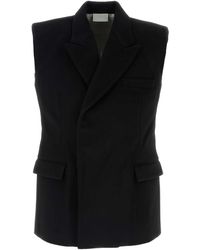 VTMNTS - Wool Sleeveless Blazer - Lyst