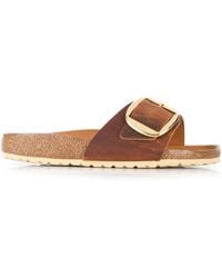 Birkenstock - Madrid Big Buckle Slides - Lyst