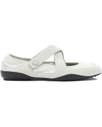 Tory Burch - Bovine Suede Ballerinas - Lyst