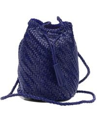 Dragon Diffusion - Pompom Double Jump Crossbody Bags Blue - Lyst