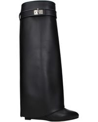 Givenchy - Boots Frauen Leder schwarz - Lyst