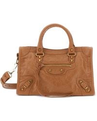 Balenciaga - Le City Small Leather Handbag - Lyst