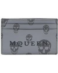 McQueen - Card Holder "Skull" - Lyst