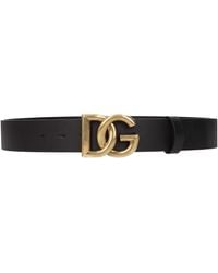 Dolce & Gabbana - Dolce&Gabbana Leather Belts - Lyst