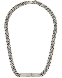 MM6 by Maison Margiela - Logo Necklace - Lyst