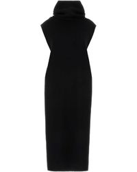 Alaïa - Black Cashmere Blend Top - Lyst