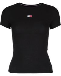 Tommy Hilfiger - Slim Badge Rib Tee - Lyst