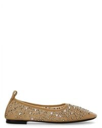 Tory Burch - Ballet Flats With Crystal Detail - Lyst