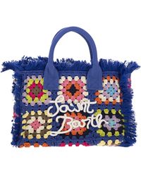 Mc2 Saint Barth - Colette Bold de crochet con parche de flores de crochet - Lyst