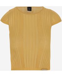 Pinko - Maglietta A Maglia - Lyst