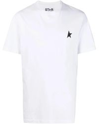 Golden Goose - Minimalist Short-Sleeve T-Shirt With Star Logo - Lyst
