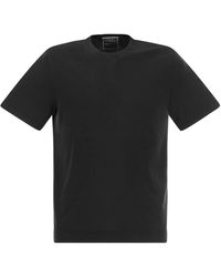 Fedeli - Camiseta de algodón de cuello de la tripulación de - Lyst