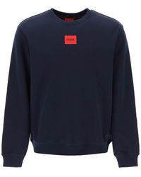 HUGO - Regulär fit leichte Sweatshirt - Lyst