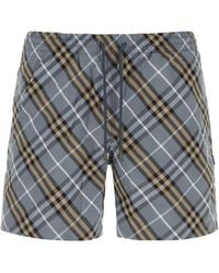 Burberry - Printed Nylon Swimming Shorts - Lyst