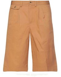 Burberry - Pantalones cortos de algodón - Lyst