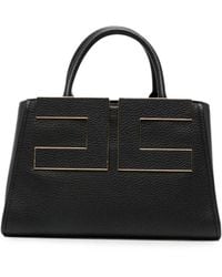 Elisabetta Franchi - Faux Leather Tote Bag - Lyst