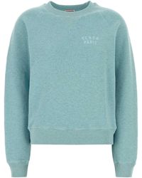 KENZO - Melange Light- Cotton Sweatshirt - Lyst