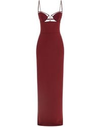 Nensi Dojaka - Abito Nesi Dojaka 'V Wire Bra Maxi' - Lyst