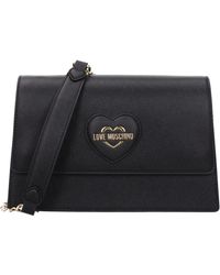 Love Moschino - Liebe Moschino -Umhängetaschen Frauen Polyurethan schwarz - Lyst