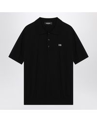 DSquared² - Knitted D2 Polo Shirt - Lyst