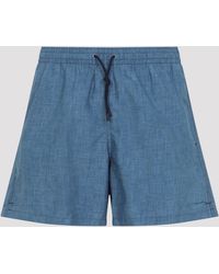Canali - Polyester Swim Shorts - Lyst