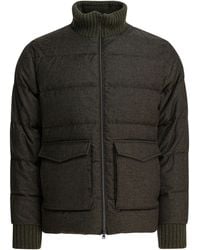 Herno - Bomberjacke aus Wolle und Kaschmir - Lyst