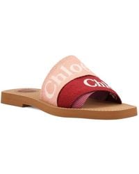 Chloé - Woody Flat Sandals - Lyst