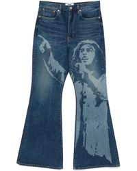 Junya Watanabe - Printed Jeans - Lyst