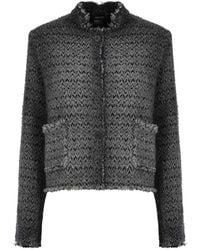 Avant Toi - Wool Crewneck Jacket - Lyst