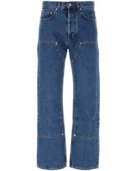 Palm Angels - Monogram Denim Jeans - Lyst