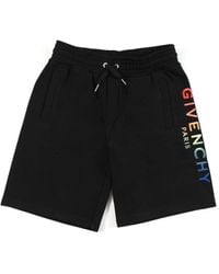 Givenchy - Side Logo Bermuda Shorts - Lyst