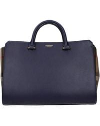 Burberry - Women 's sacs à main en cuir bleu / bleu foncé et autres articles en cuir - Lyst