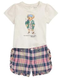 Polo Ralph Lauren - T Shirt With Shorts Set - Lyst