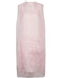 Prada - Voile Tec Mini Dress - Lyst