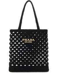 Prada - Crochet Tote - Lyst