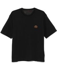 Prada - Logo-Patch T-Shirt - Lyst
