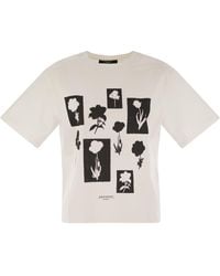 Weekend by Maxmara - Acline Printed Organic Cotton T Shirt - Lyst