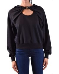 Versace Jeans Couture - Buckle Detailed Hoodie - Lyst