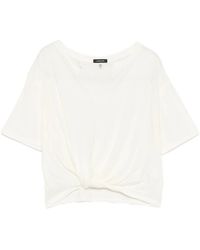 R13 - Twisted Front Tee - Lyst