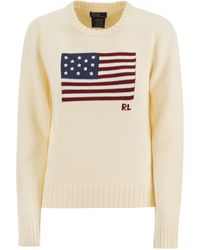 Polo Ralph Lauren - Cotton Jersey With Flag - Lyst