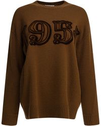 Max Mara - Bruine Wol Cashmere Tricot - Lyst