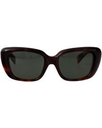 Saint Laurent - Havana-Havana- Acetate Sunglasses - Lyst