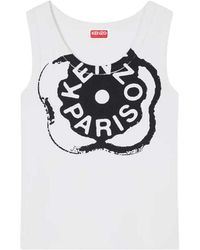 KENZO - Boke Flower 2.0 Ribbed Tank Top - Lyst